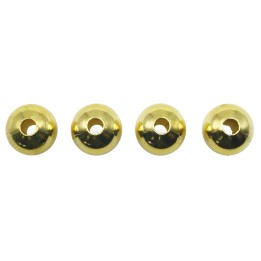 Bola 10 mm de laton para collar pulsera y aretes