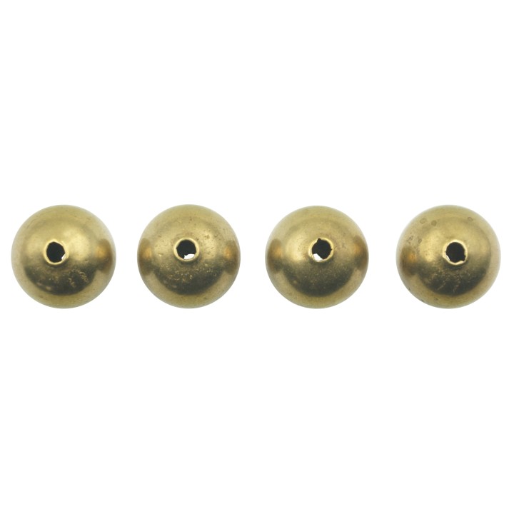Bola 12 mm de laton para collar pulsera y aretes