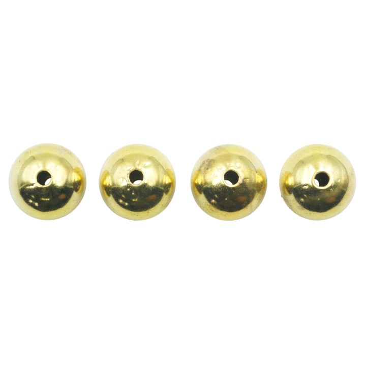 Bola 12 mm de laton para collar pulsera y aretes