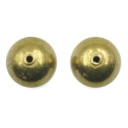 Bola 14 mm de laton para collar pulsera y aretes