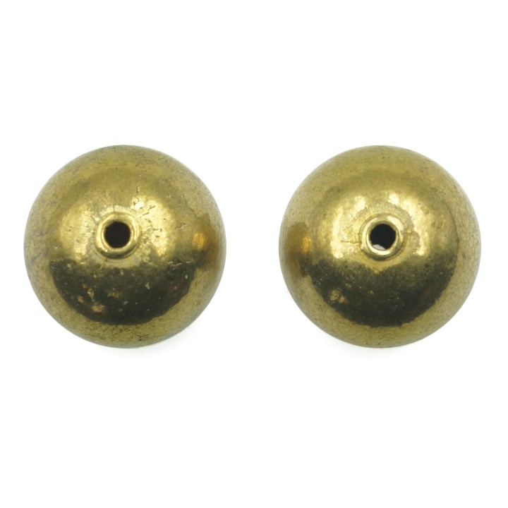 Bola 14 mm de laton para collar pulsera y aretes