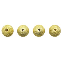 Bola diamantada 10 mm de laton para collar pulsera y aretes