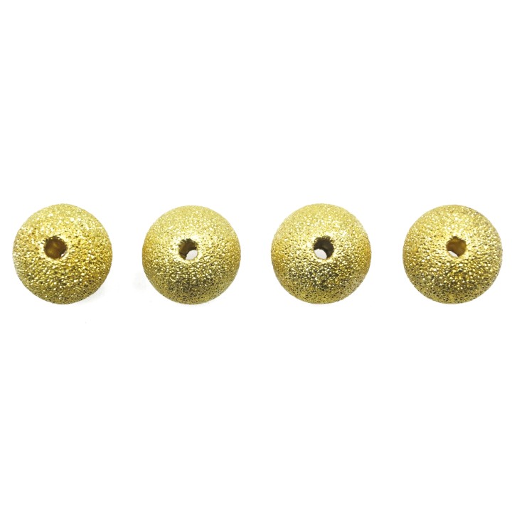 Bola diamantada 10 mm de laton para collar pulsera y aretes