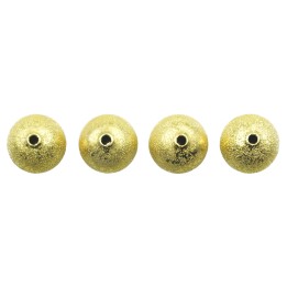 Bola diamantada 12 mm de laton para collar pulsera y aretes
