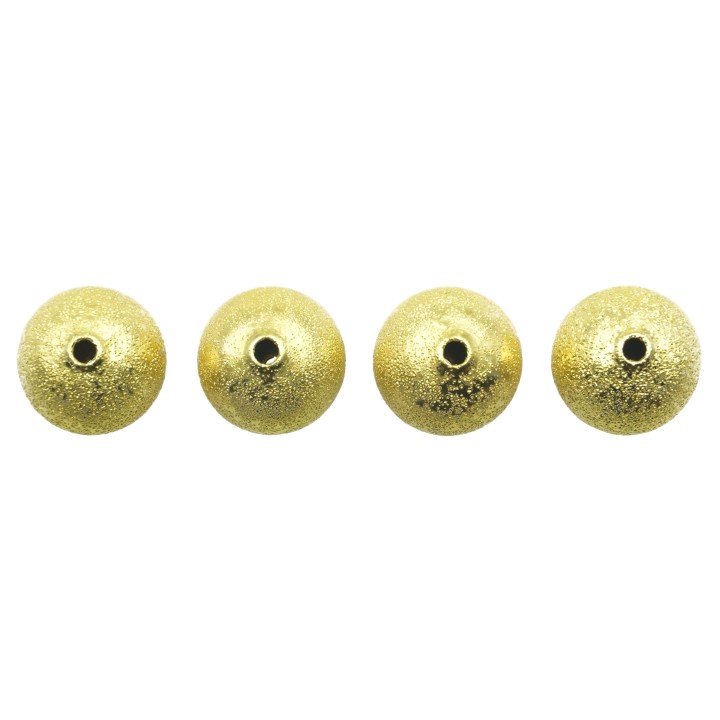 Bola diamantada 12 mm de laton para collar pulsera y aretes