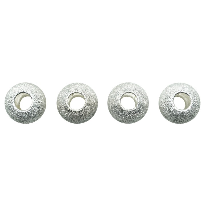 Bola diamantada 12 mm de laton para collar pulsera y aretes