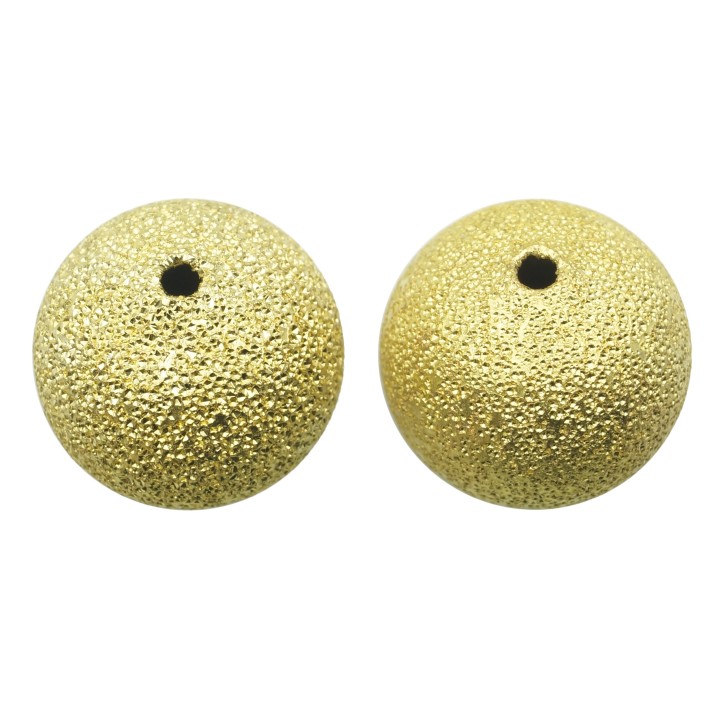 Bola diamantada 16 mm de laton para collar pulsera y aretes