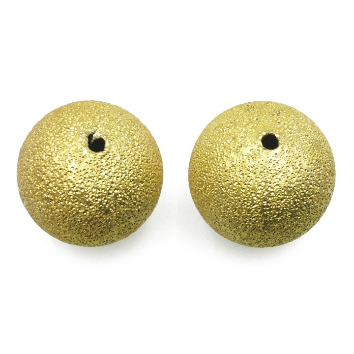 Bola diamantada 18 mm de laton para collar pulsera y aretes