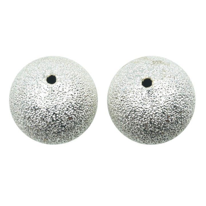 Bola diamantada 18 mm de laton para collar pulsera y aretes