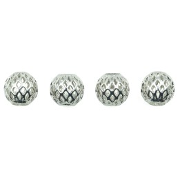 Bola de red 10 mm de laton para collar pulsera y aretes