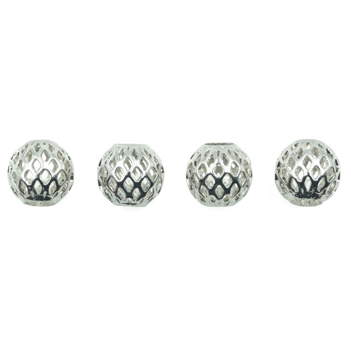 Bola de red 10 mm de laton para collar pulsera y aretes