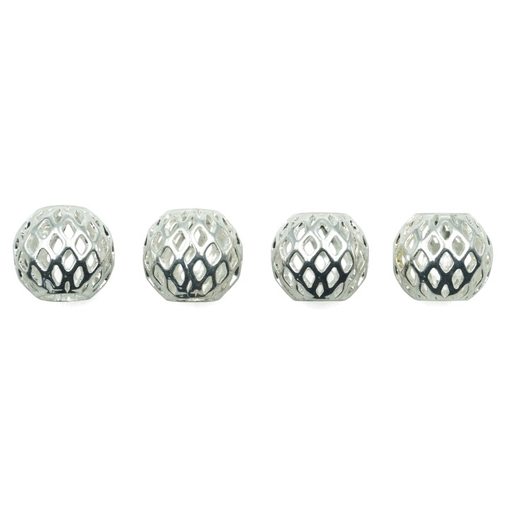 Bola de red 10 mm de laton para collar pulsera y aretes