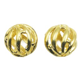 Bola 14 mm de laton para collar pulsera y aretes