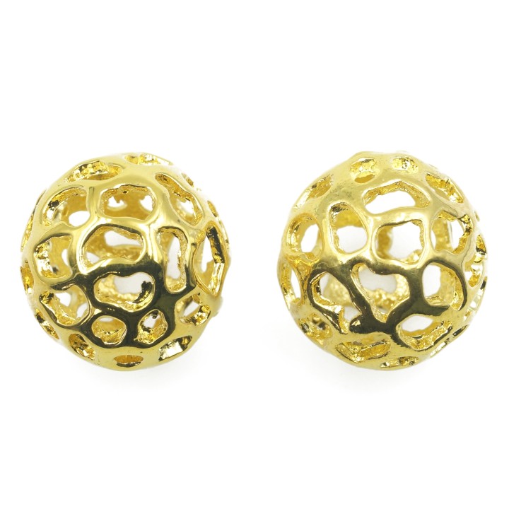 Bola 18 mm de laton para collar pulsera y aretes