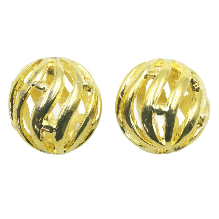 Bola 18 mm de laton para collar pulsera y aretes