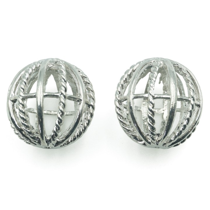 Bola 18 mm de laton para collar pulsera y aretes