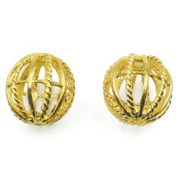 Bola 18 mm de laton para collar pulsera y aretes