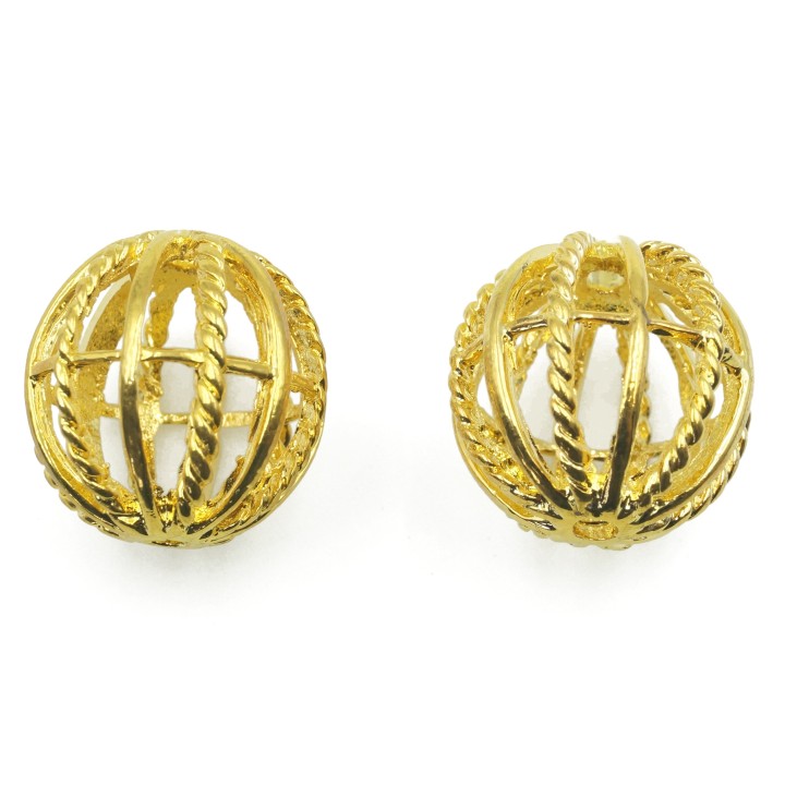 Bola 18 mm de laton para collar pulsera y aretes