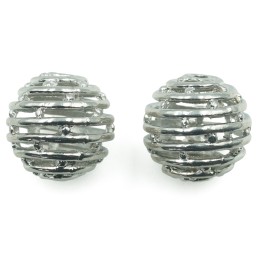 Bola 18 mm de laton para collar pulsera y aretes