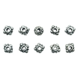 Dona con figuras 7x5mm de pewter para collar pulsera y aretes