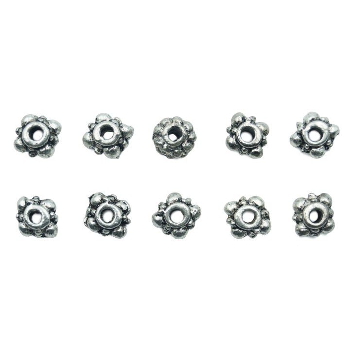 Dona con figuras 7x5mm de pewter para collar pulsera y aretes