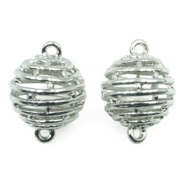 Bola 2 argollas 18 mm de laton para collar pulsera y aretes