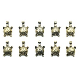 Tortuga 20x13mm de pewter para collar pulsera y aretes
