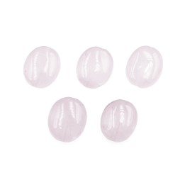 Piedra Natural 10x12mm Oval Rosa Quartz