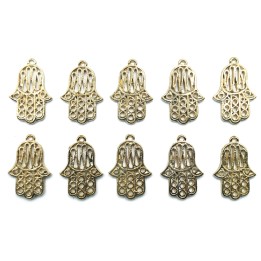Mano 28x17mm de pewter para collar pulsera y aretes