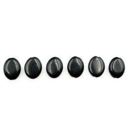 Piedra Natural 10x8 mm Oval Black Obsidiana