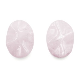 Piedra Natural 22x30mm Oval Rosa Quartz