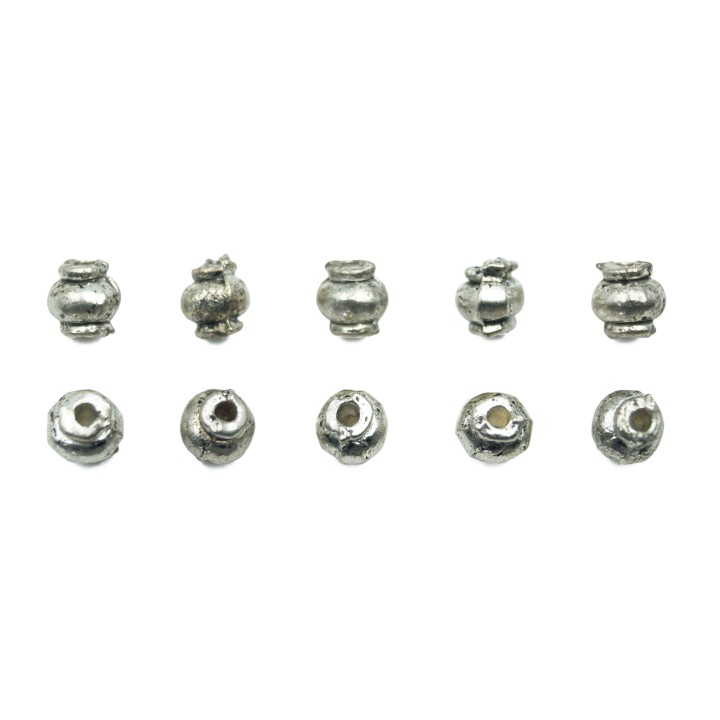 Bola 5mm de pewter para collar pulsera y aretes