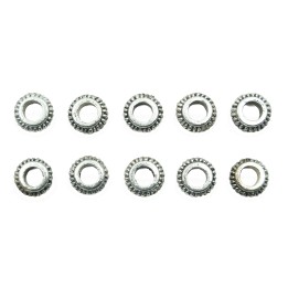 Dona 8x4mm de pewter para collar pulsera y aretes