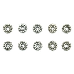 Dona 7mm de pewter para collar pulsera y aretes