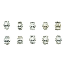 Barril 7x5mm de pewter para collar pulsera y aretes