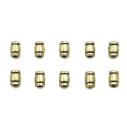 Cilindro 6x4mm de pewter para collar pulsera y aretes