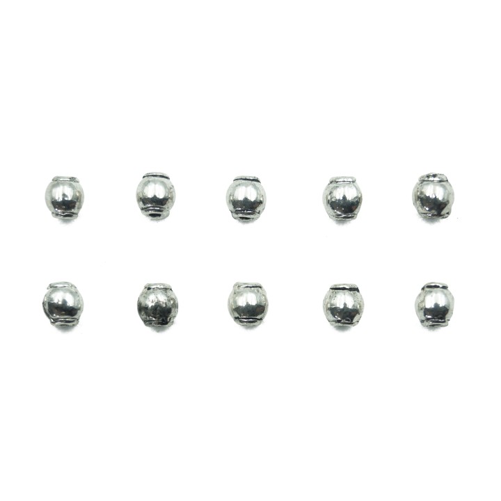 Bola 4mm de pewter para collar pulsera y aretes