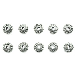 Dona 8x5mm de pewter para collar pulsera y aretes