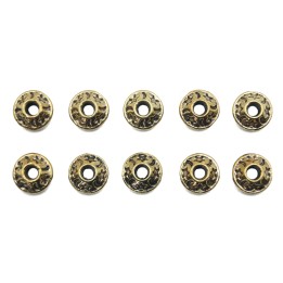Dona grabada 9x5mm de pewter para collar pulsera y aretes