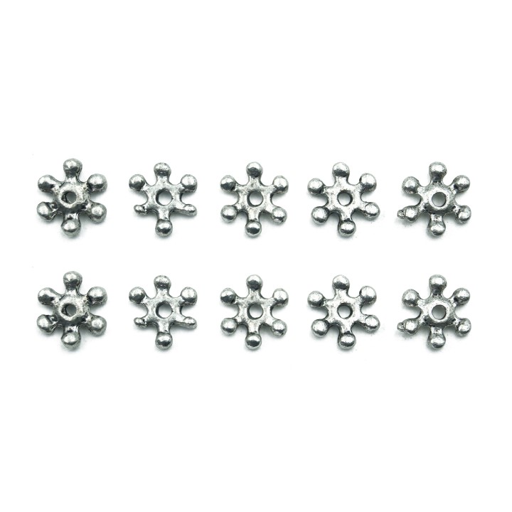 Timon 8x2mm de pewter para collar pulsera y aretes