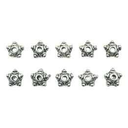 Casquillo 7x3mm de pewter para collar pulsera y aretes