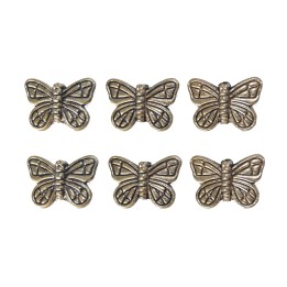 Mariposa 16x11mm de pewter para collar pulsera y aretes