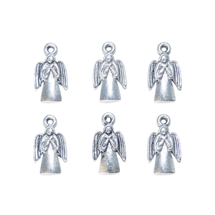 Angel con argolla 19x11mm de pewter para collar pulsera y aretes