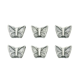 Mariposa 12x9mm de pewter para collar pulsera y aretes