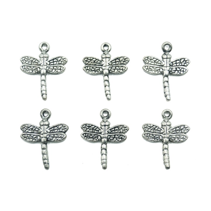 Avispa con argolla 21x17mm de pewter para collar pulsera y aretes