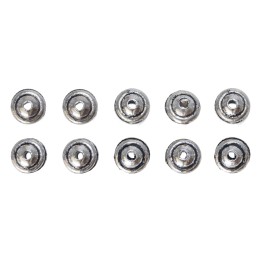 Dona 8x4mm de pewter para collar pulsera y aretes