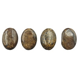 Piedra natural 10x14mm Oval Broncite