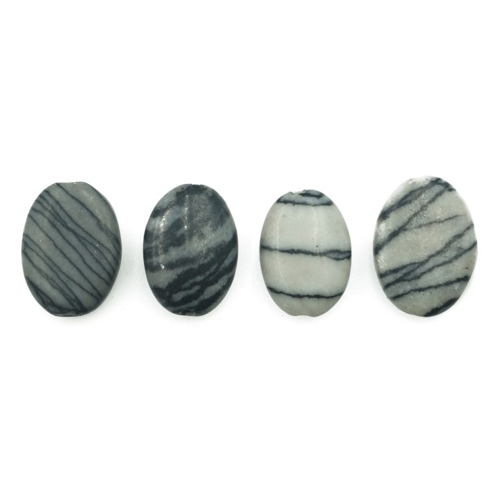 Piedra natural 10x14mm Oval  Black Picazo