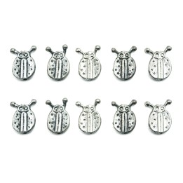 Catarina 12x9mm de pewter para collar pulsera y aretes