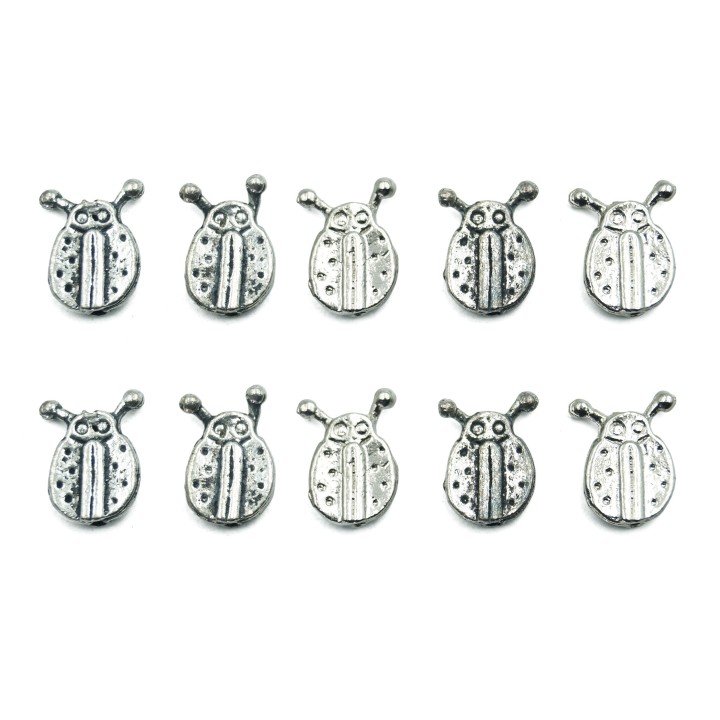 Catarina 12x9mm de pewter para collar pulsera y aretes